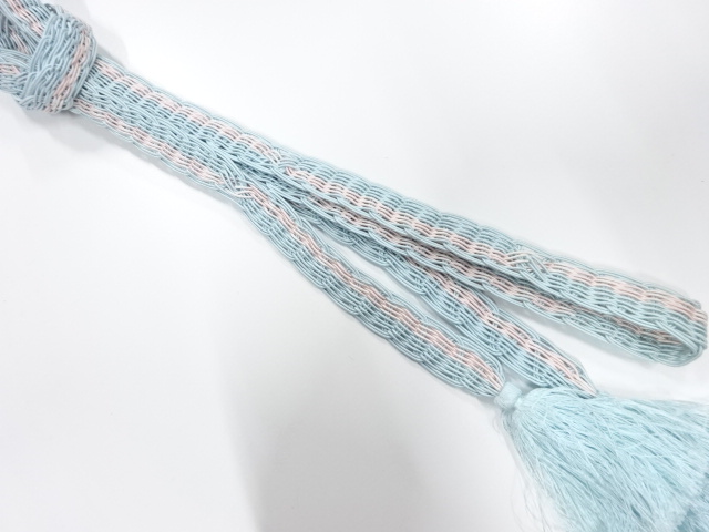 正絹　夏用　手組帯締め